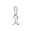 Charming Choices Charm - Silver Ribbon