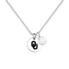 Oklahoma Sooners Baseball Stamped Disk Necklace