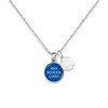 *Choose Your School* Baseball Domed Disk Necklace