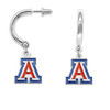 Arizona Wildcats Tilly Curved Earrings