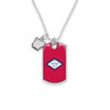 Souvenir State Charm Dogtag Rearview Mirror Charm