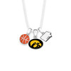 Iowa Hawkeyes Basketball Accent Necklace