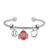 Ohio State Buckeyes Team Traditions Baseball Accent Bracelet