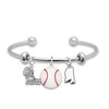 Ole Miss Rebels Team Traditions Baseball Domed Focus Bracelet