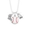 Ole Miss Rebels Team Traditions Baseball Necklace