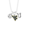 West Virginia Mountaineers Team Traditions Baseball Accent Necklace