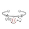 Texas Christian Horned Frogs Team Traditions Baseball Domed Focus Bracelet
