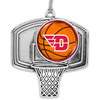 Dayton Flyers Basketball Goal Ornament