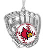 Louisville Cardinals Baseball Glove Ornament