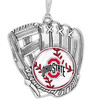 Ohio State Buckeyes Baseball Glove Ornament