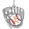 Virginia Cavaliers Baseball Glove Ornament