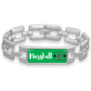 Marshall Thundering Herd Square Link Script Bracelet