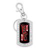 Custom Crystal Dogtag Key Chain
