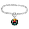 Souvenir Stacked Disk Bracelet