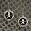 Awareness Jewelry- Lung Cancer Awareness Earrings