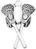 Sports Charm- Crystal Lacrosse