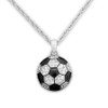 Sports Jewelry- Crystal Soccer Abby Girl™ Necklace