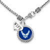 U.S. Air Force® Braided Necklace -Choose Your Family Relationship Accent Charm