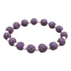 Purple My Team Bling Stretch Bracelet