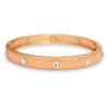 Lux Collection- Katie Hinge Cuff Bracelet- Rose Gold
