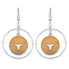 Campus Chic College Hoop Earrings