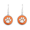 Clemson Tigers Society  Earrings