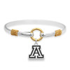 Arizona Wildcats Two Tone Rope Bangle Bracelet