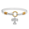 Tennessee Volunteers Two Tone Rope Bangle Bracelet