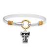 Texas Tech Red Raiders Two Tone Rope Bangle Bracelet