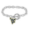 West Virginia Mountaineers Bracelet- Audrey Toggle-WV57386