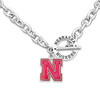 Nebraska Cornhuskers Necklace- Audrey Toggle- NB57321