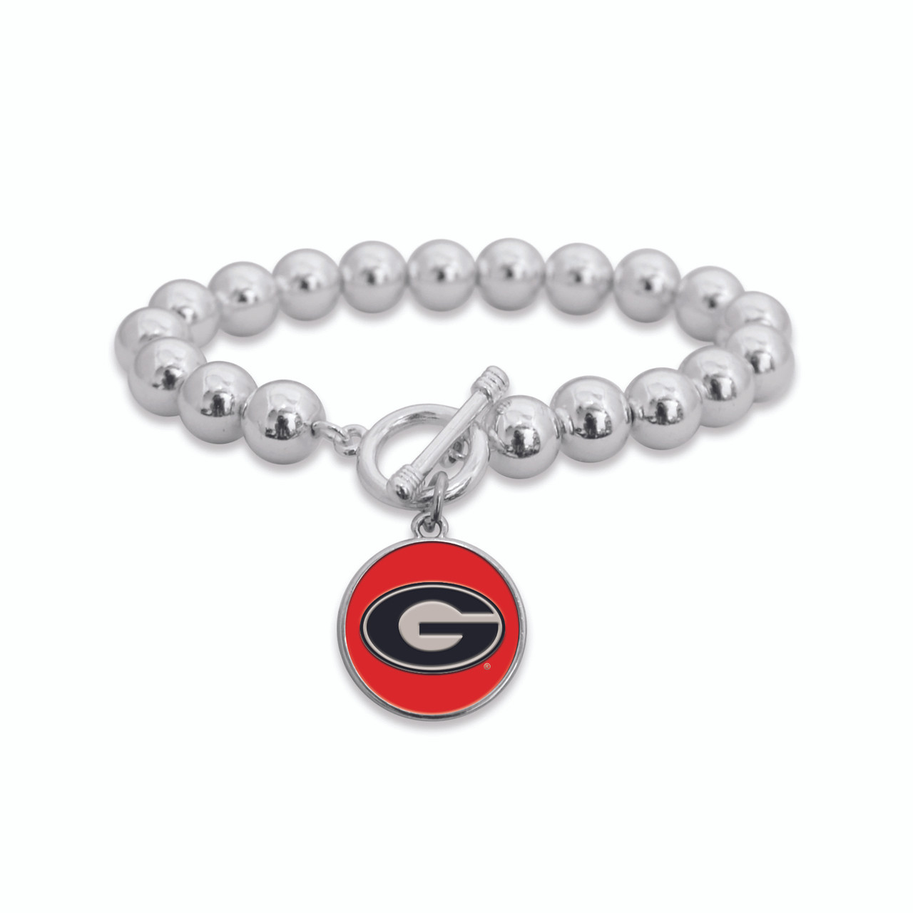 Georgia Bulldogs Society Toggle Bracelet