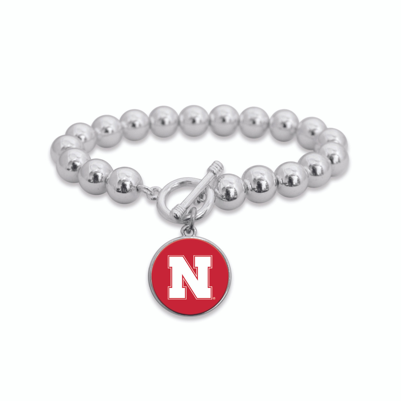 Nebraska Cornhuskers Society Toggle Bracelet