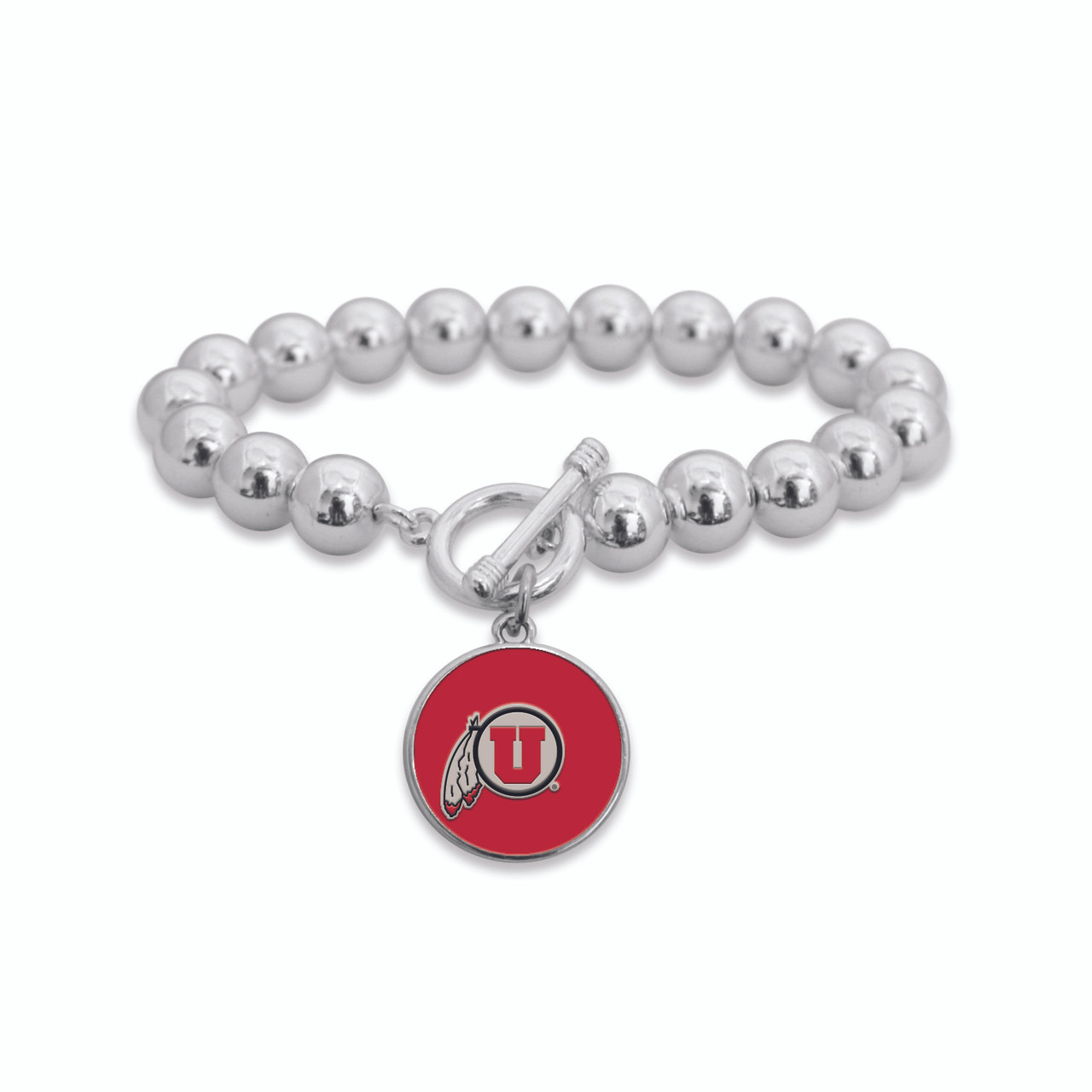 Utah Utes Society Toggle Bracelet
