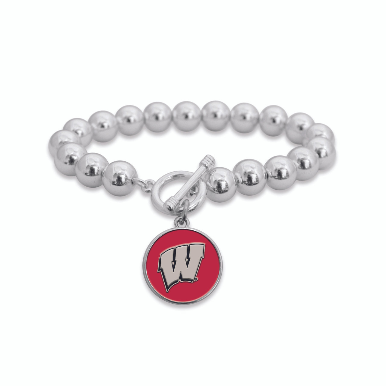 Wisconsin Badgers Society Toggle Bracelet