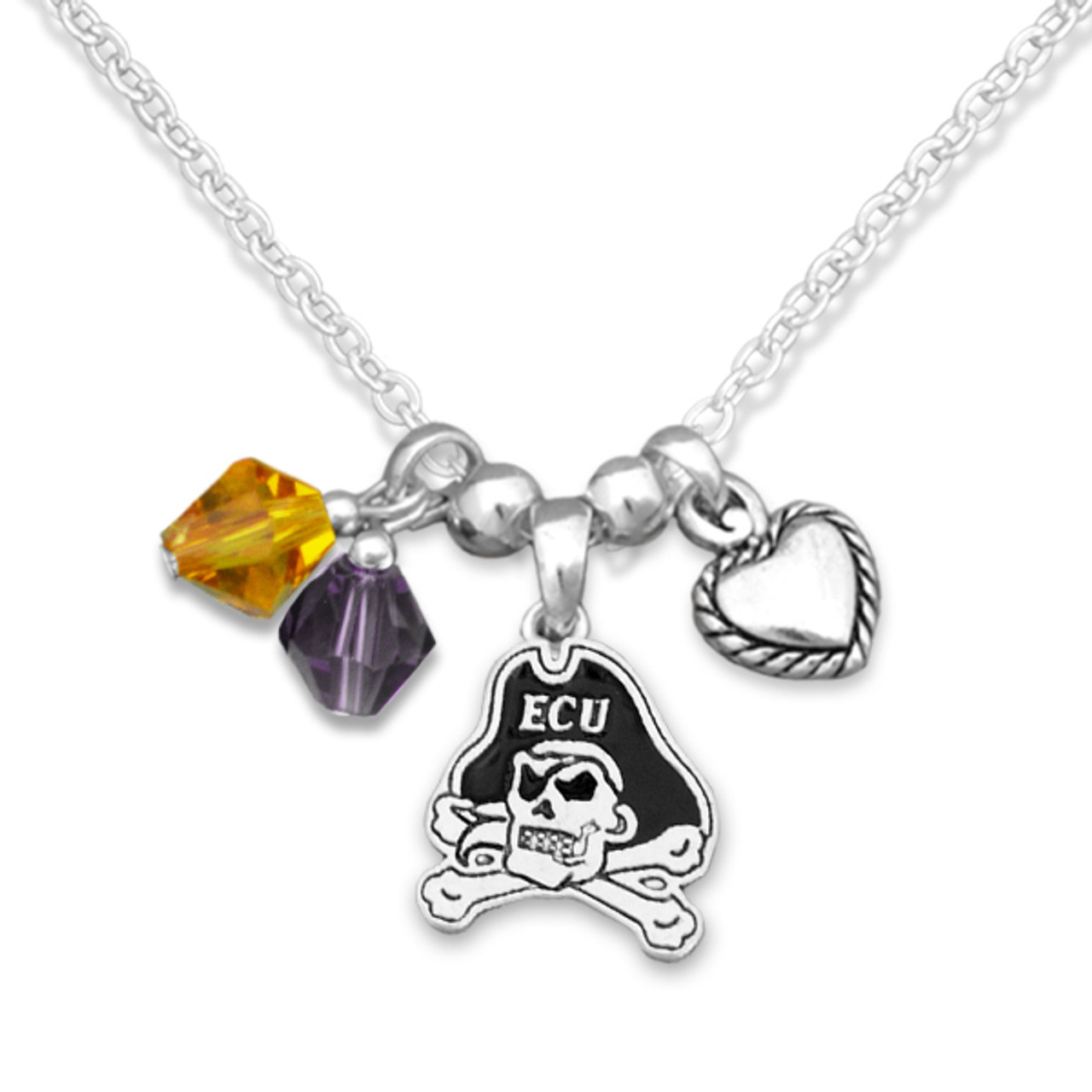 East Carolina Pirates Haute Wire Necklace