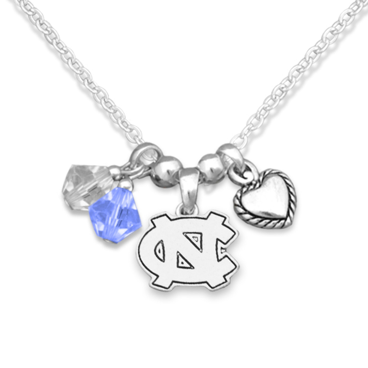 North Carolina Tar Heels Haute Wire Necklace