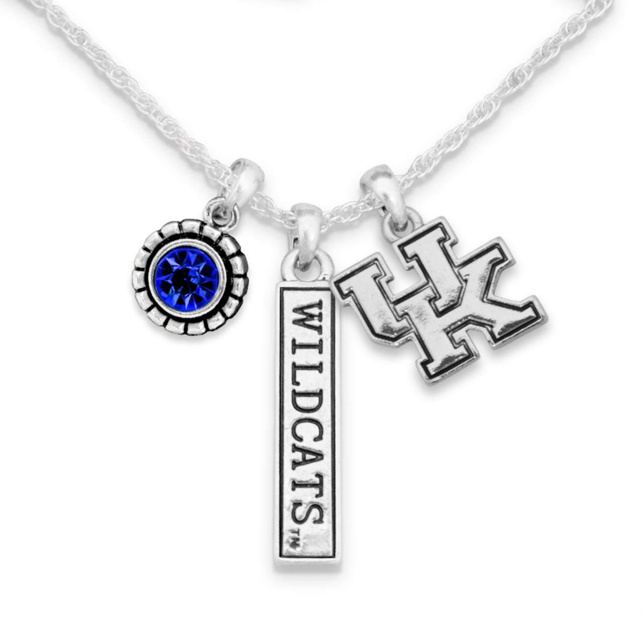 Kentucky Wildcats Necklace- Trifecta-KY57173