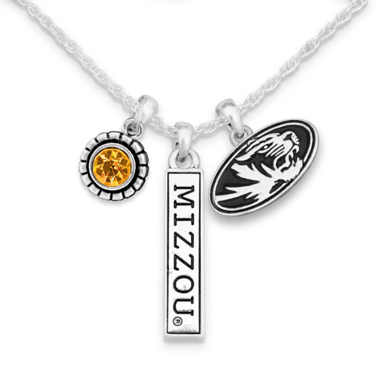 Missouri Tigers Necklace- Trifecta-MIS57180