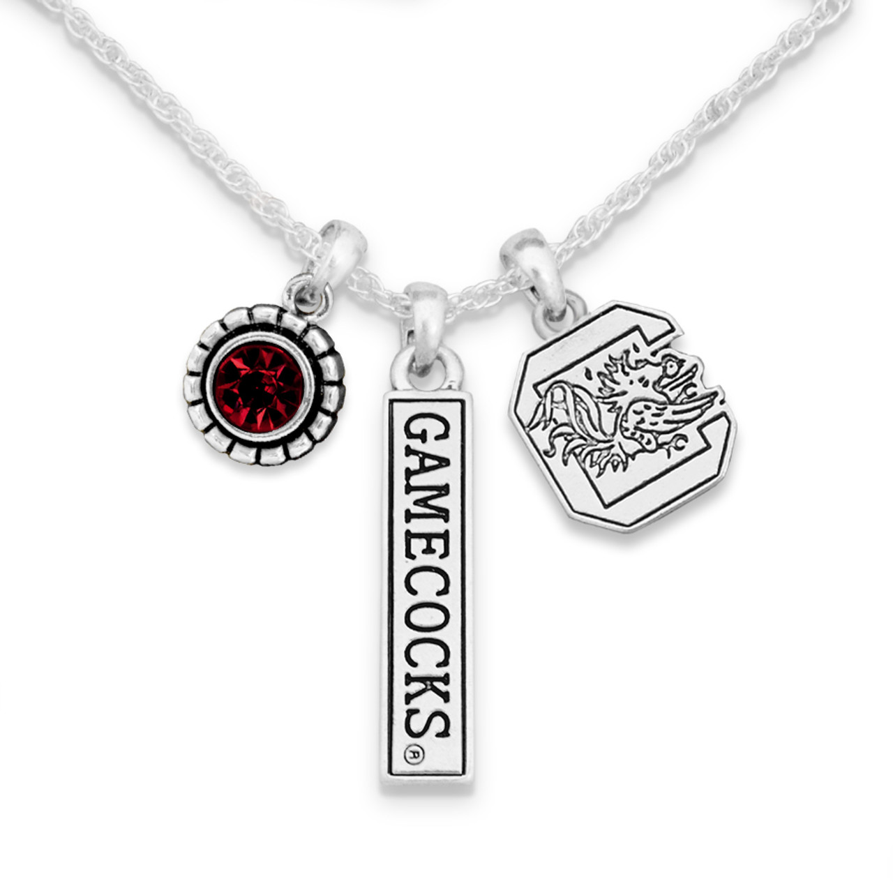 South Carolina Gamecocks Necklace- Trifecta-USC57191