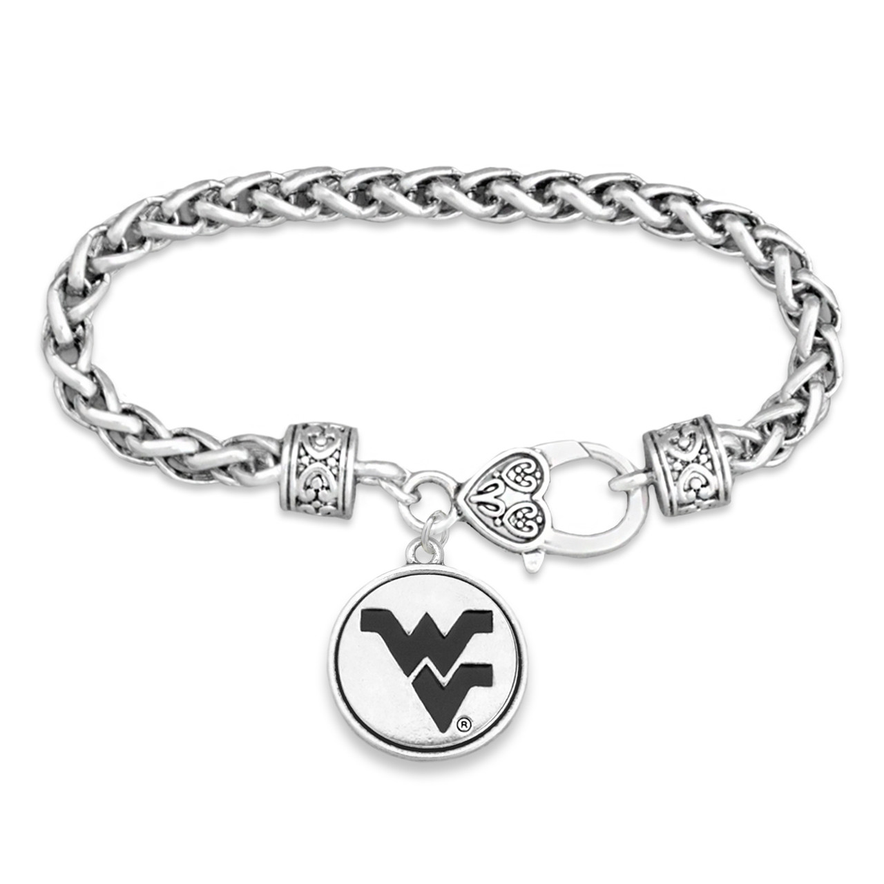 West Virginia Mountaineers Bracelet- Silver Linings-WV57103