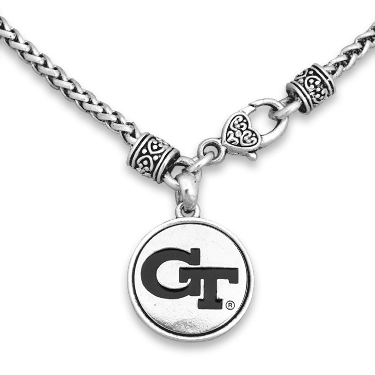 Georgia Tech Yellow Jackets Necklace- Silver Linings-GT57020