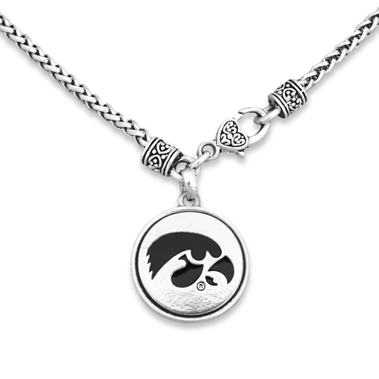 Iowa Hawkeyes  Necklace- Silver Linings-IA57022