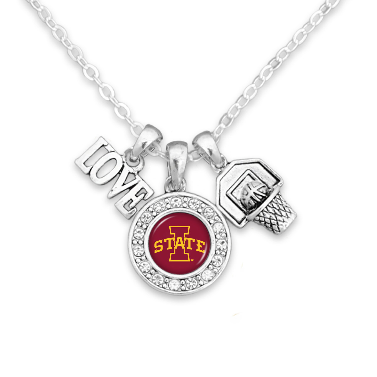 Iowa State Cyclones Necklace- Slam Dunk - ISU53958