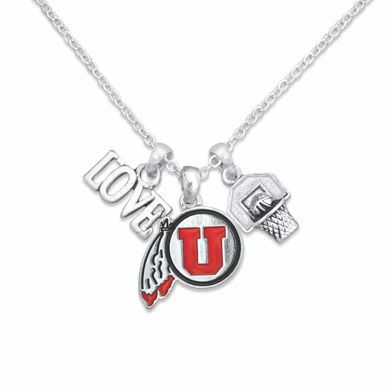 Utah Utes Necklace- Slam Dunk- UT56810