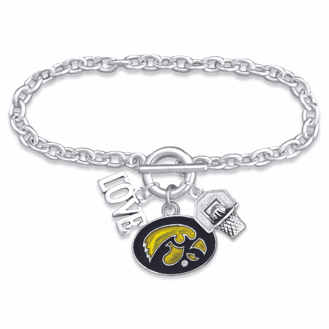 Iowa Hawkeyes Bracelet- Slam Dunk- IA56827