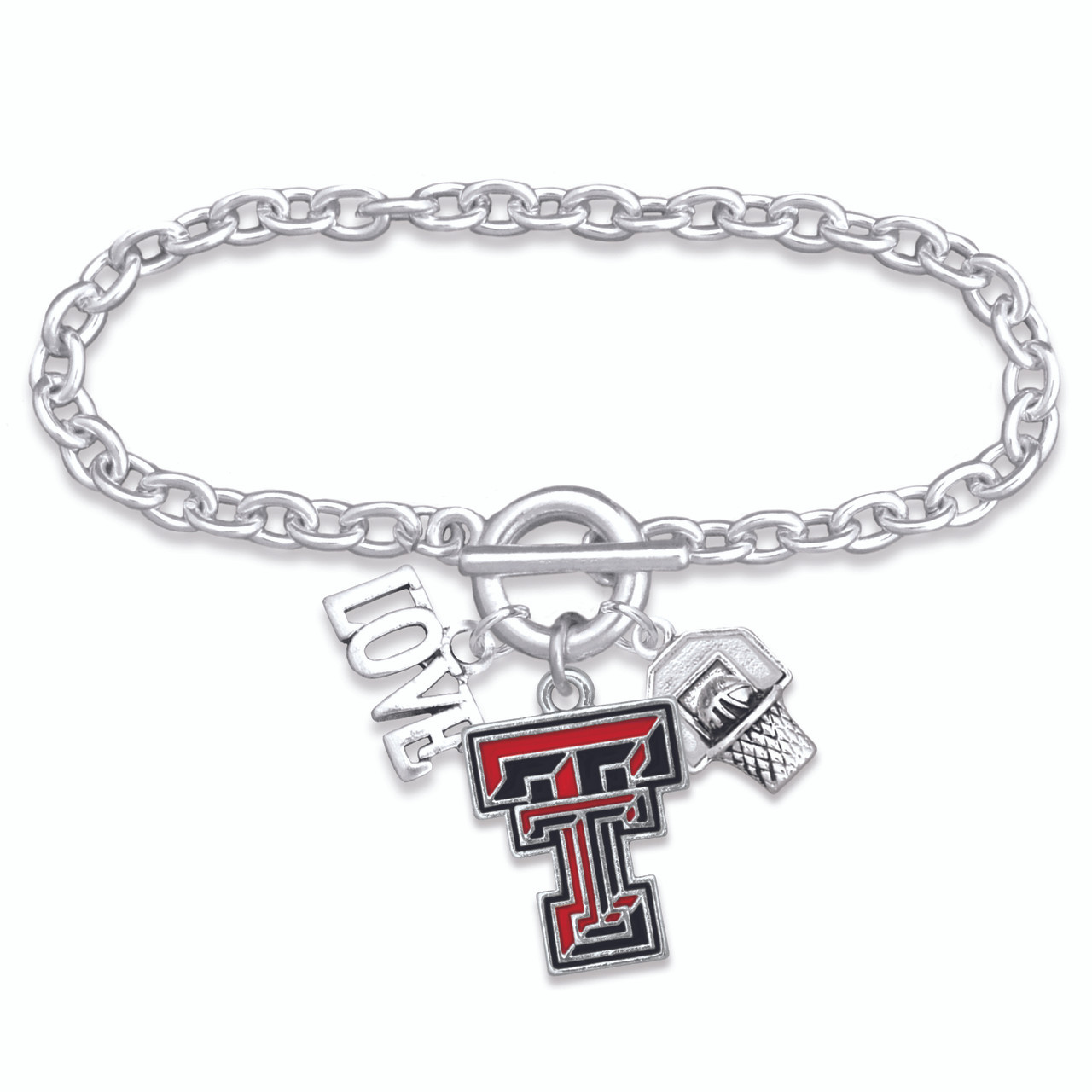Texas Tech Red Raiders Bracelet- Slam Dunk- TT56854