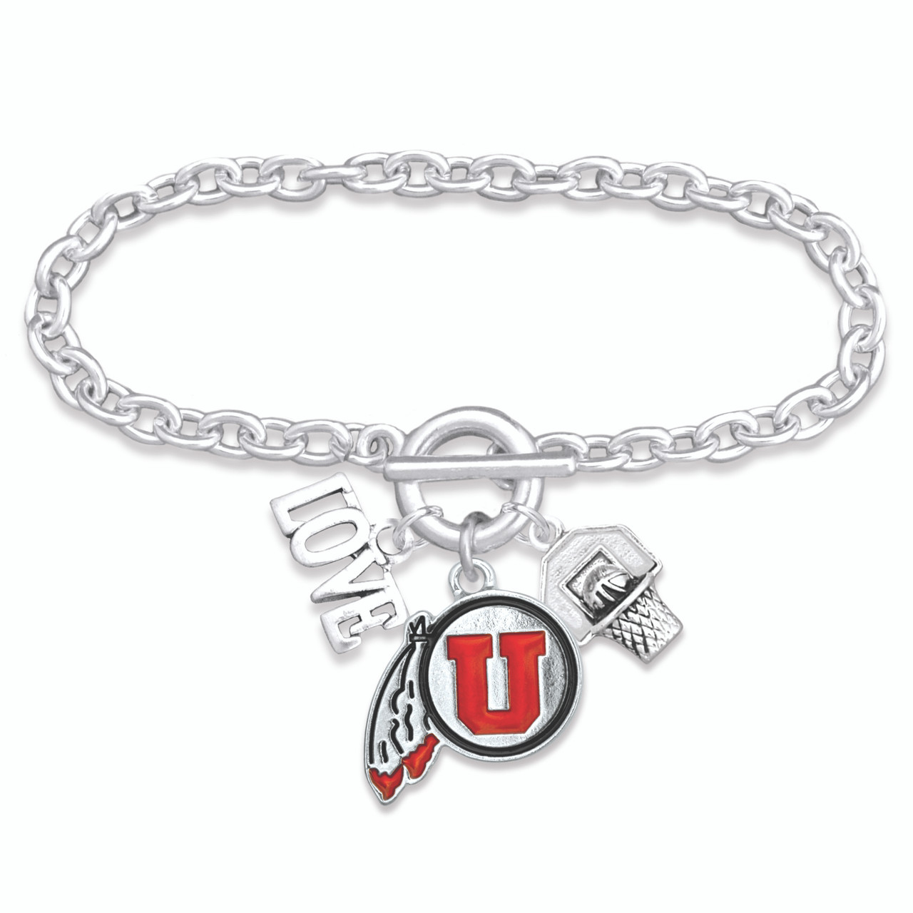 Utah Utes Bracelet- Slam Dunk- UT56855