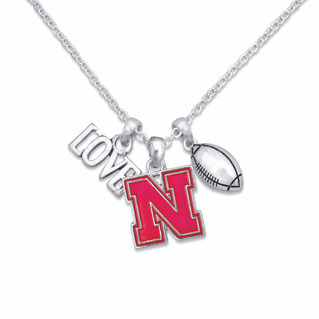 Nebraska Cornhuskers Touchdown Necklace