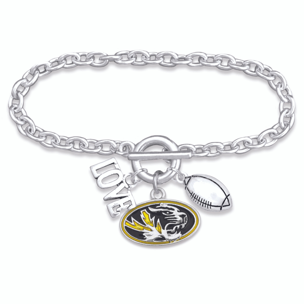 Missouri Tigers Touchdown Bracelet